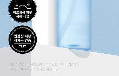 NOT4U - Clear Body Mist 200ml (+ Miniature 30ml + Eevee Waterproof Pouch) (Pokémon Collaboration)