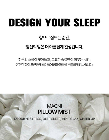 macni - Pillow Mist (4 Types)