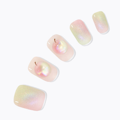 DASHING DIVA - Magic Press 2026 Summer New Color Fruit Collection (JANG WONYOUNG Wear) - Apple Dew (Regular Round)