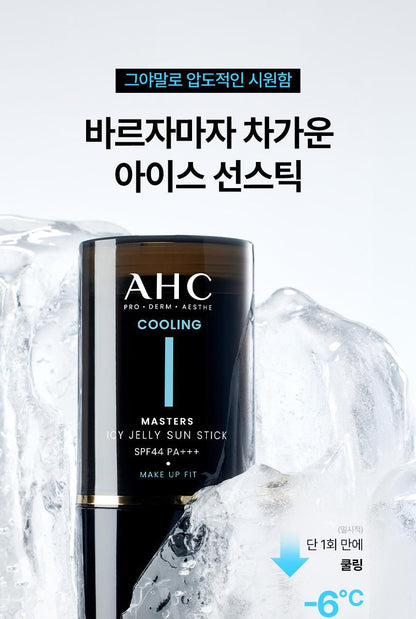 AHC - Masters Icy Jelly Sun Stick 14g (+ Pikachu Screen Cleaner) (Pokémon Collaboration)