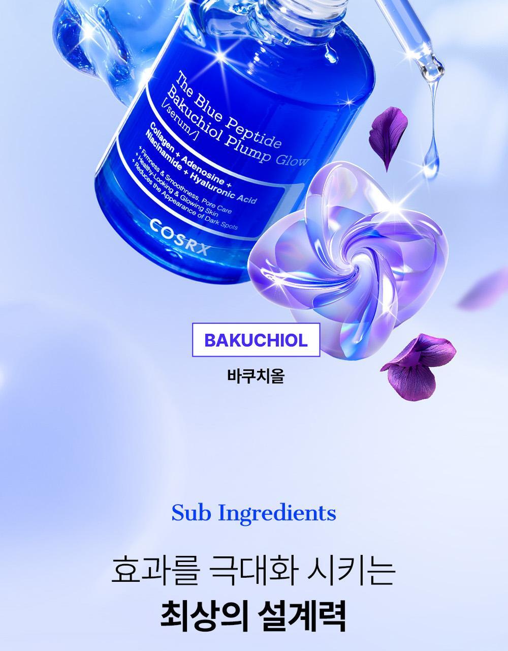 COSRX - The Blue Peptide Bakuchiol Plump Glow Serum 50ml