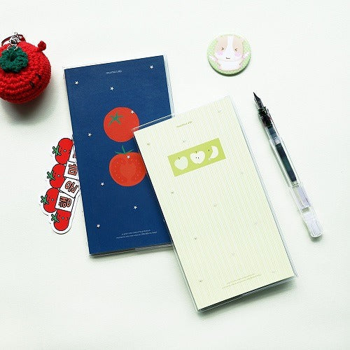 [Be on D] murmur.zip Grid Notebook - Green Apple