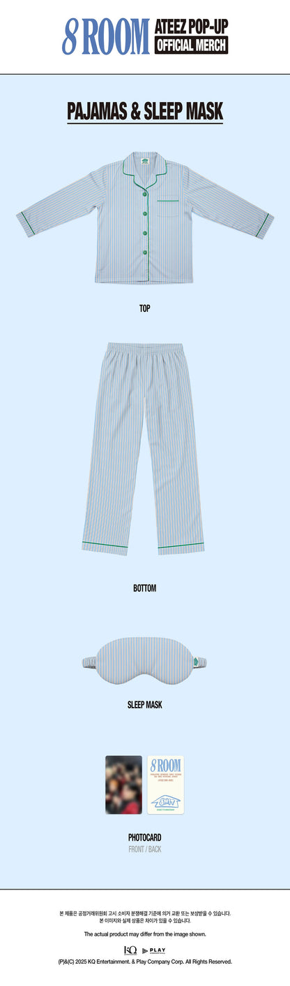 ATEEZ - [POP-UP '8ROOM'] Pajamas & Sleep Mask