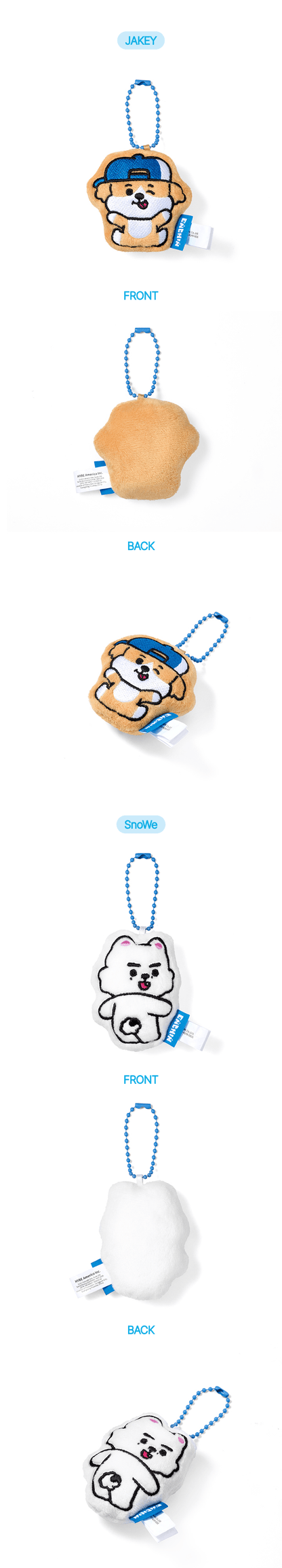 [PRE-ORDER] ENHYPEN - Cushion Keyring (ENCHIN) (Random)