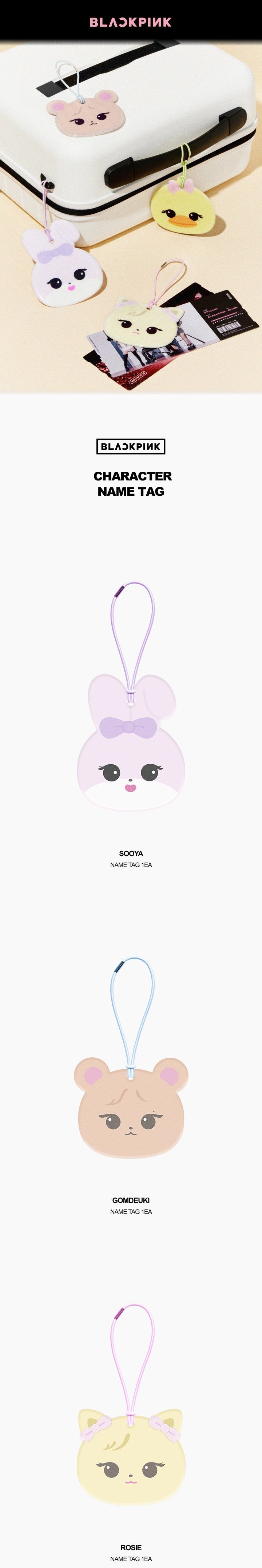 BLACKPINK - [JUMP POP-UP] BLACKPINK Character Name Tag