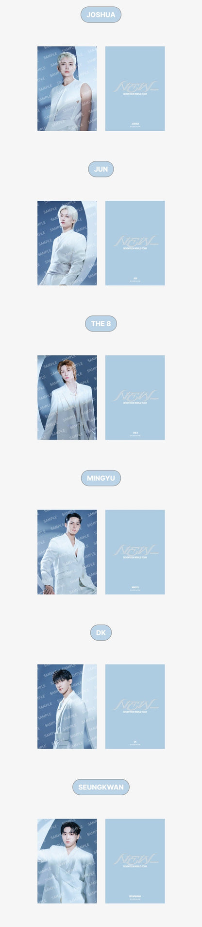 SEVENTEEN - [NEW_] Giant Photocard Holder Set
