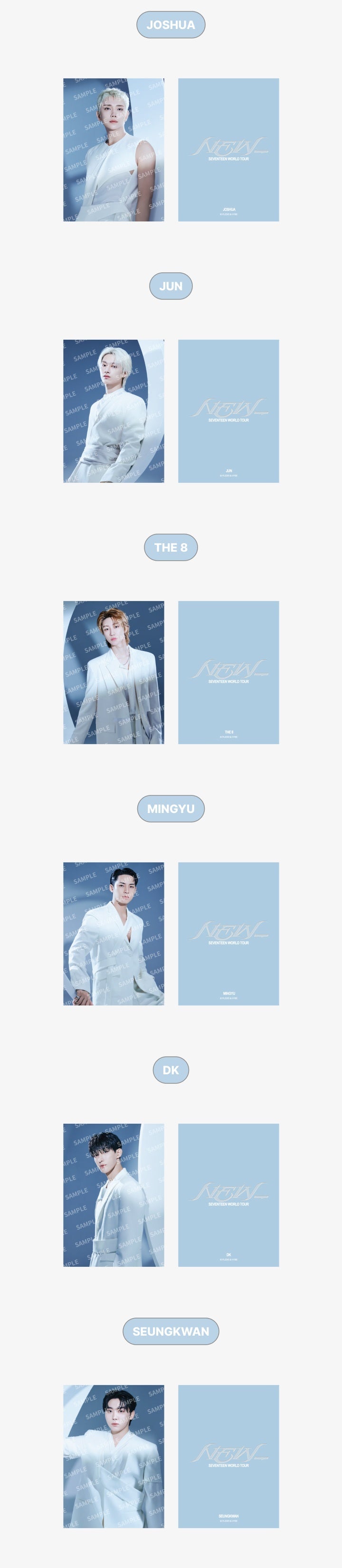 SEVENTEEN - [NEW_] Giant Photocard Holder Set