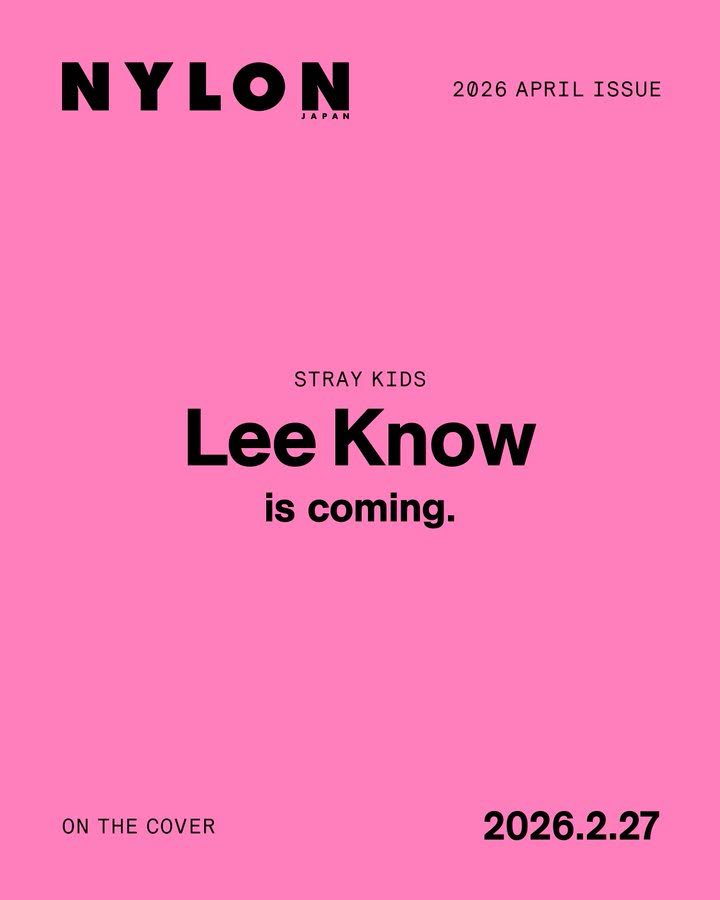 [PRE-ORDER] NYLON JAPAN MAGAZINE 2026.04 (COVER : Stray Kids LEE KNOW)