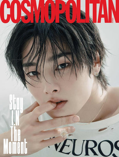 COSMOPOLITAN Korea Magazine 2025.12 (Cover: Stray Kids I.N) [Pre-Order]