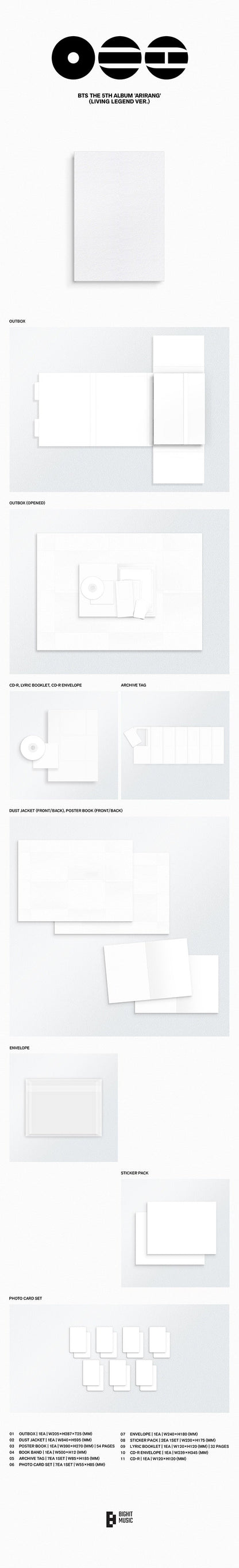 BTS - 5th Album *ARIRANG* (Living Legend Ver.) [Pre-Order]