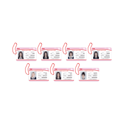 BABYMONSTER - 1ST ANNIVERSARY Student ID Card Keyring