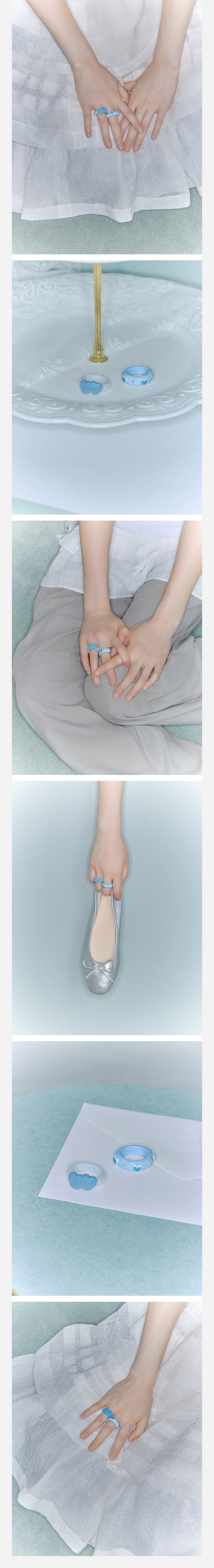 ILLIT - Baby Heart Ring (ILL X NFF)