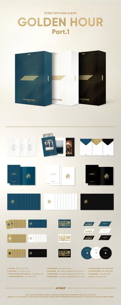 ATEEZ - GOLDEN HOUR : Part.1 (10th Mini Album)