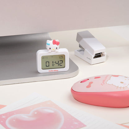 ROYCHE - Sanrio Noise-Free Mini Desk Clock Keyring - Hello Kitty