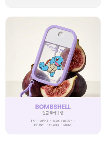 MUMCHIT - Cool Deo Mist 50ml (+ Sticker + Key Cap Keyring) (Pokémon Collaboration)