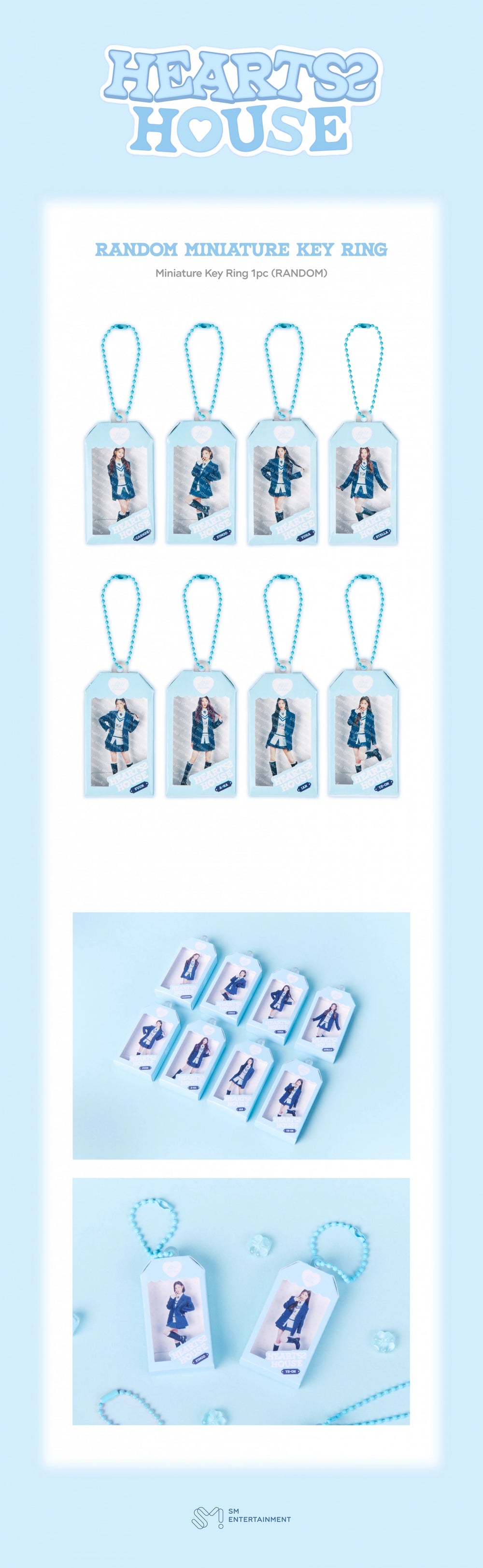 Hearts2Hearts - FANMEETING 'HEARTS 2 HOUSE' Random Miniature Key Ring