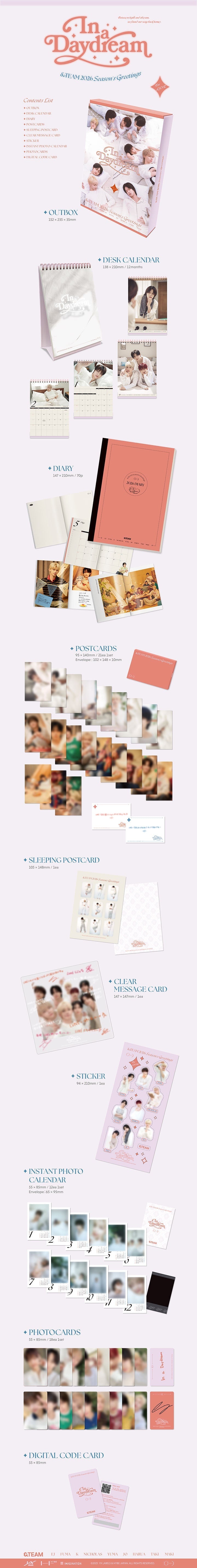 &TEAM - 2026 Season's Greetings [In a Daydream] [Pre-Order]