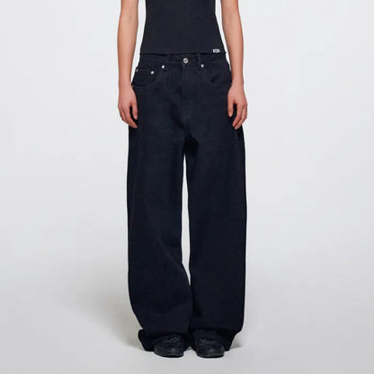Era Wide Fit Denim Pants - BLACK