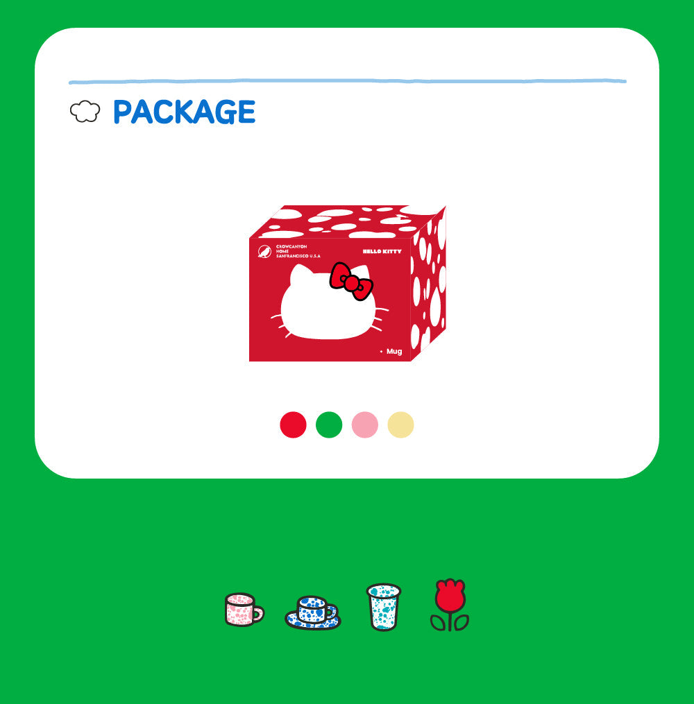 [HELLO KITTY EDITION] CROW CANYON Mug 340ml