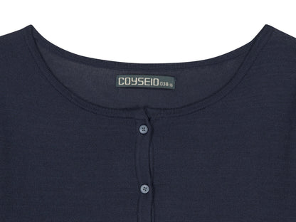 COYSEIO - Colored Button Cardigan
