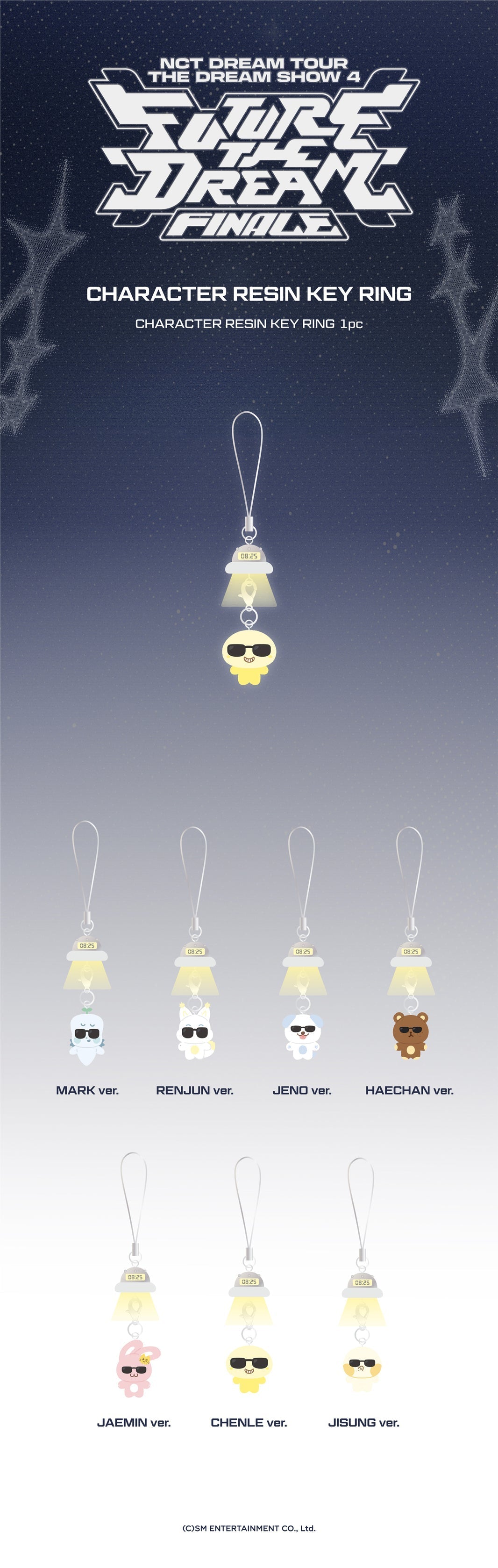 (Pre-Order) NCT DREAM - The Dream Show 4: Future The Dream Finale (Character Resin Key Ring)