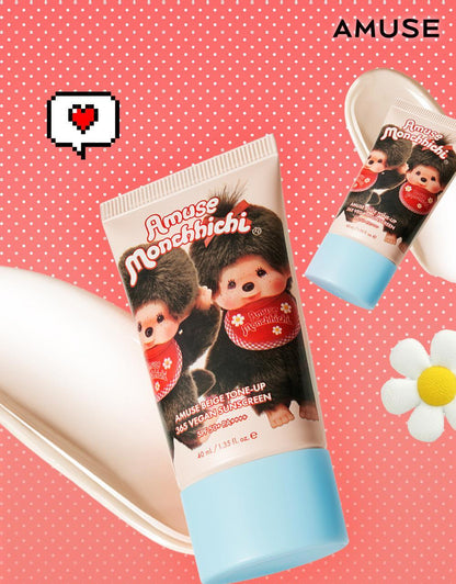 AMUSE x Monchhichi - Beige Tone-Up 365 Vegan Sunscreen 40ml