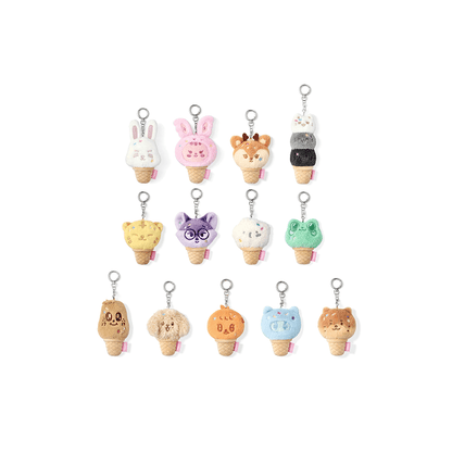 [PRE-ORDER] SEVENTEEN - MINITEEN Face Keyring (Ice Cream)