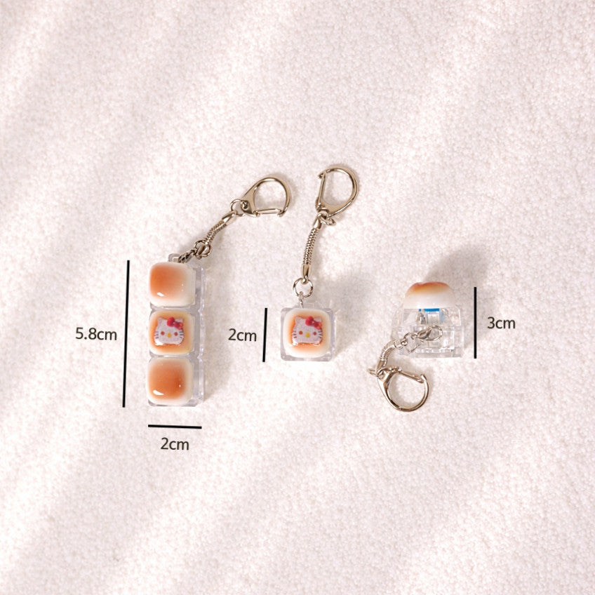 Sanrio Characters Hello Kitty Key Cap Key Ring