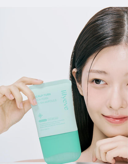 lilyeve - Scalp Turn Cica PDRN Brush Ampoule 100ml + 30ml + Jigglypuff Brush (Pokémon Collaboration)