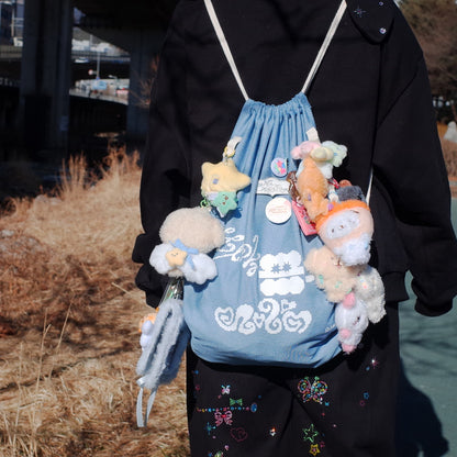 TOMORROW CLOVER - HOPE COURAGE LOVE String Bag