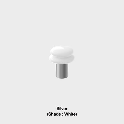 ILKW SNOWMAN8 - Portable Mood Light (7 Colors) - Silver (Shade : White)