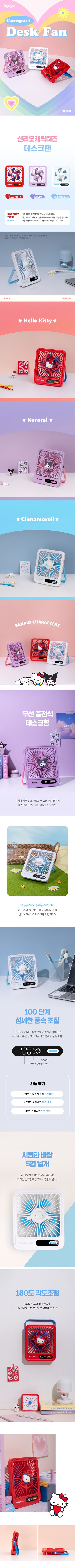 ROYCHE - Sanrio Wireless Charging Desk Fan