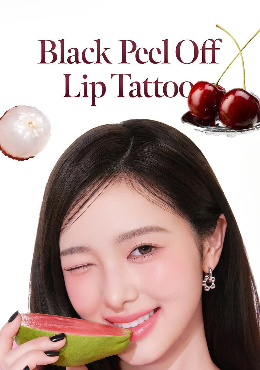 MILKTOUCH - Black Peel Off Lip Tattoo 4.5g - 01 Black Cherry