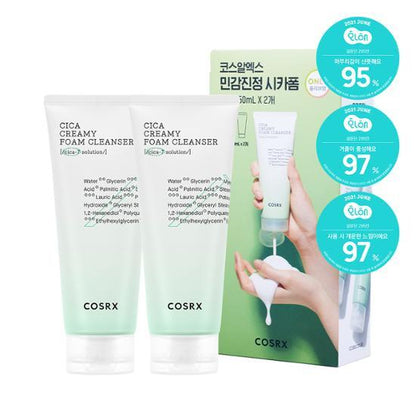 COSRX - Cica Creamy Foam Cleanser 150ml + 150ml