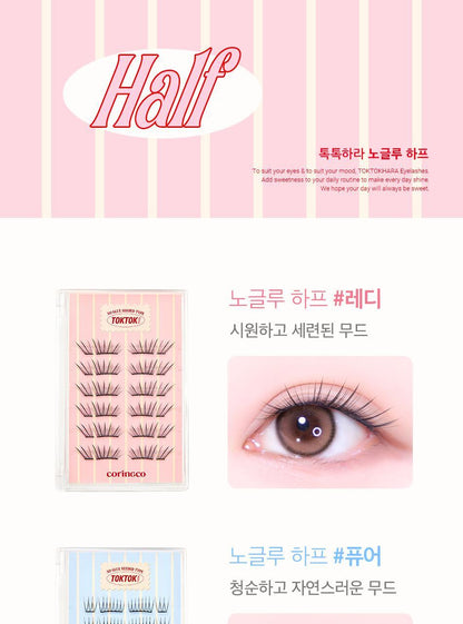 CORINGCO - TOKTOKHARA No Glue Half Eyelash