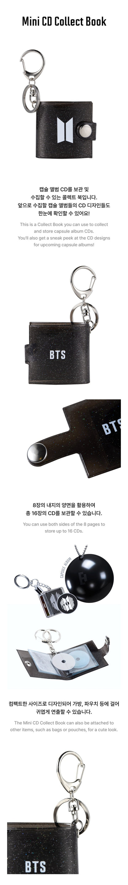 BTS - CAPSULE ALBUM Vol.1 Mini CD Collect Book