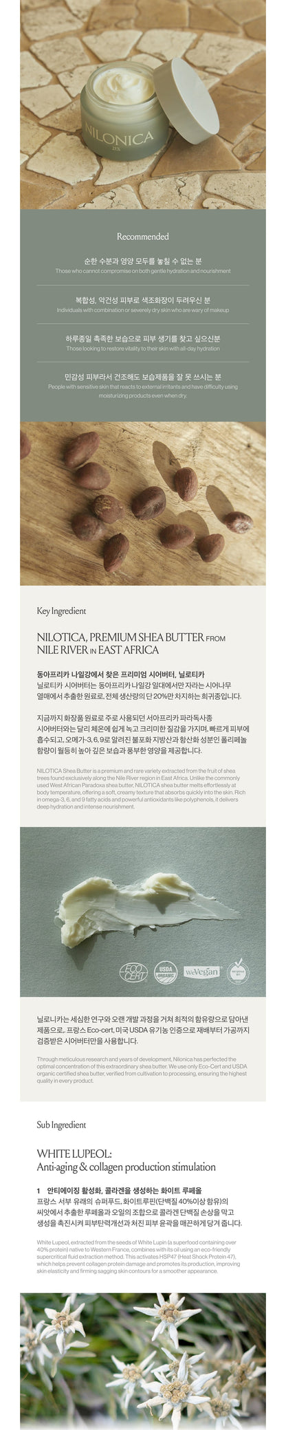 NILONICA - SHEA 25 Daily Face Cream