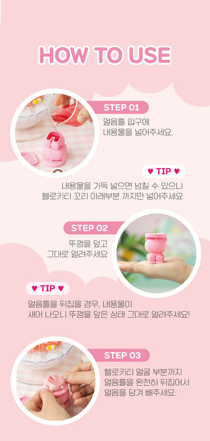 10X10 - Sanrio Hello Kitty 3D Ice Mold