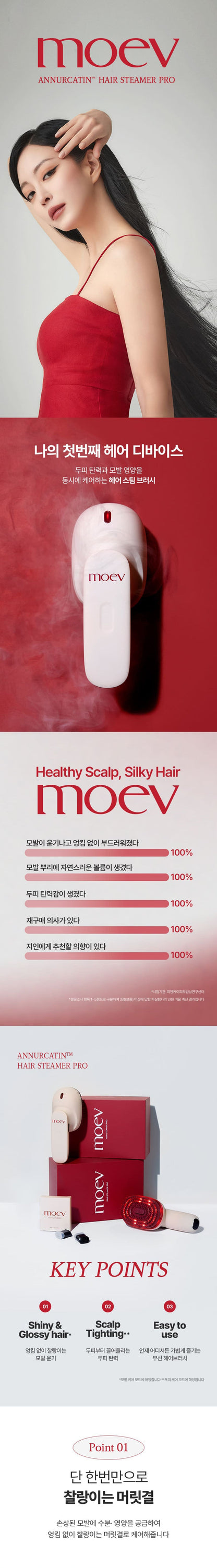 MOEV Hair Steamer Pro (Salon-Grade Hair & Scalp Spa at Home)