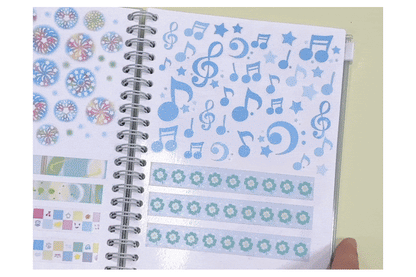 Be on D - Deco Pocket Release Paper Sticker Book