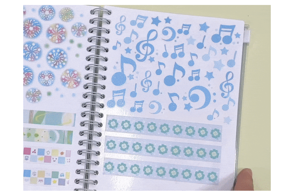 Be on D - Deco Pocket Release Paper Sticker Book