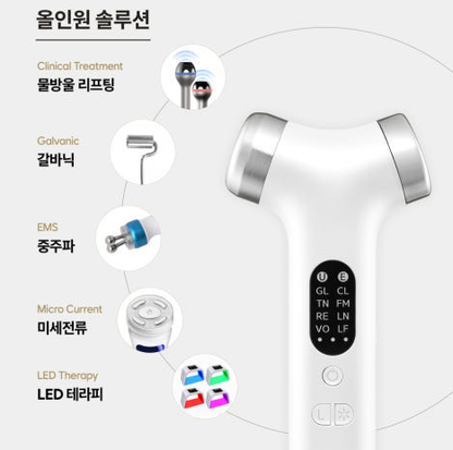 DualTetra - Waterdrop Ultrasonic Beauty Device (Ampoule Kit + Exclusive Gel + Pouch)