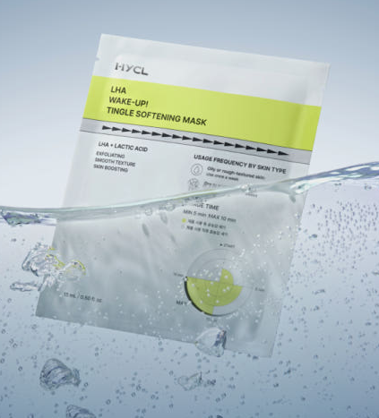 Hycl - LHA Wake-Up Tingle Softening Mask (4 Sheets)