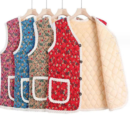K-Idol Trend - Quilted Vest (Korean Hot Item)