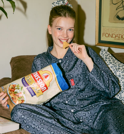 dance on the floor - 25FW Furless Pajamas [Long] - Leopard (ATEEZ Wear)