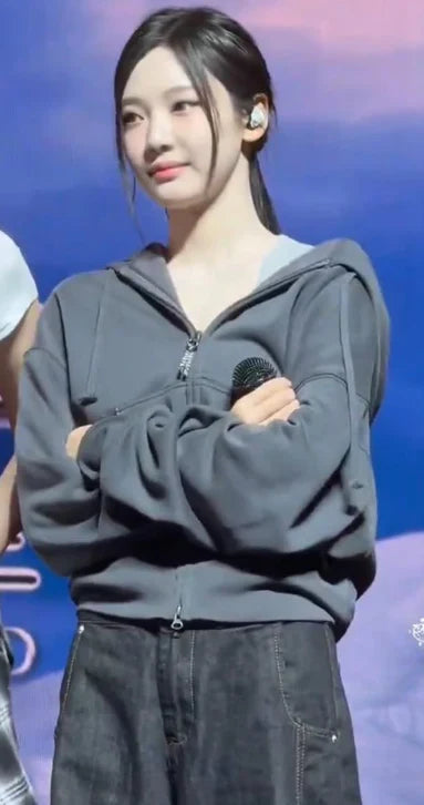 SCULPTOR - Beaded Saint Hoodie Zip-Up (aespa NINGNING Wear)