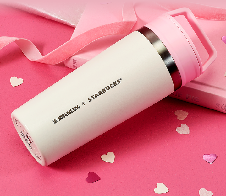 Starbucks Korea - SS Heartful Stanley Cafe To-Go Tumbler 473ml
