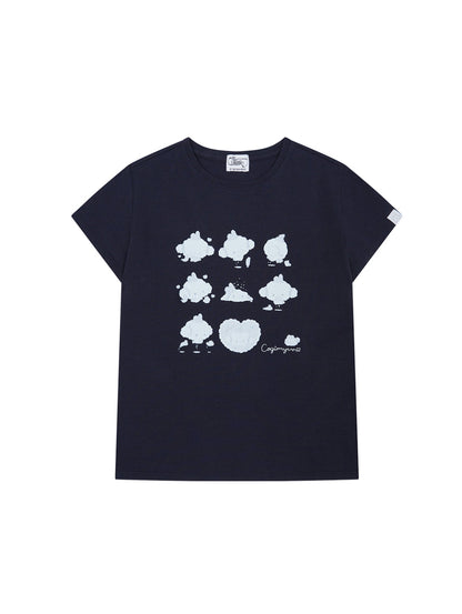 TUOMIO x Sanrio Characters - Cogimyun Baby T-Shirt (Navy)