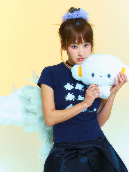 TUOMIO x Sanrio Characters - Cogimyun Baby T-Shirt (Navy)
