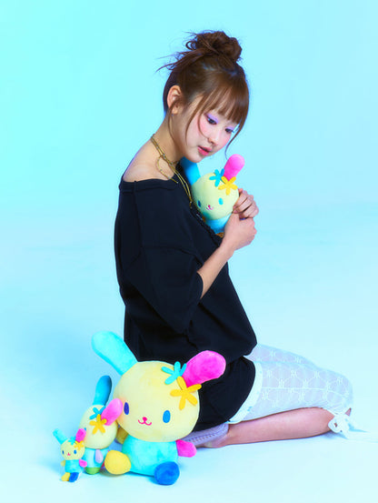 TUOMIO x Sanrio Characters - Usahana Oversized T-Shirt (Black)